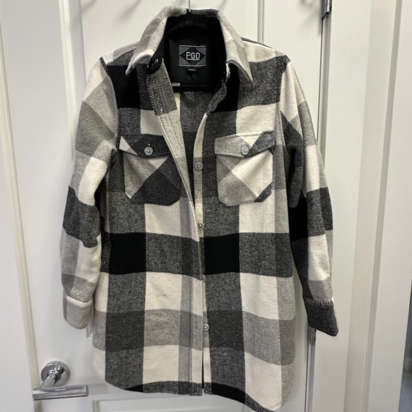 Checkered Shirt Jacket - Picture 3 of 8